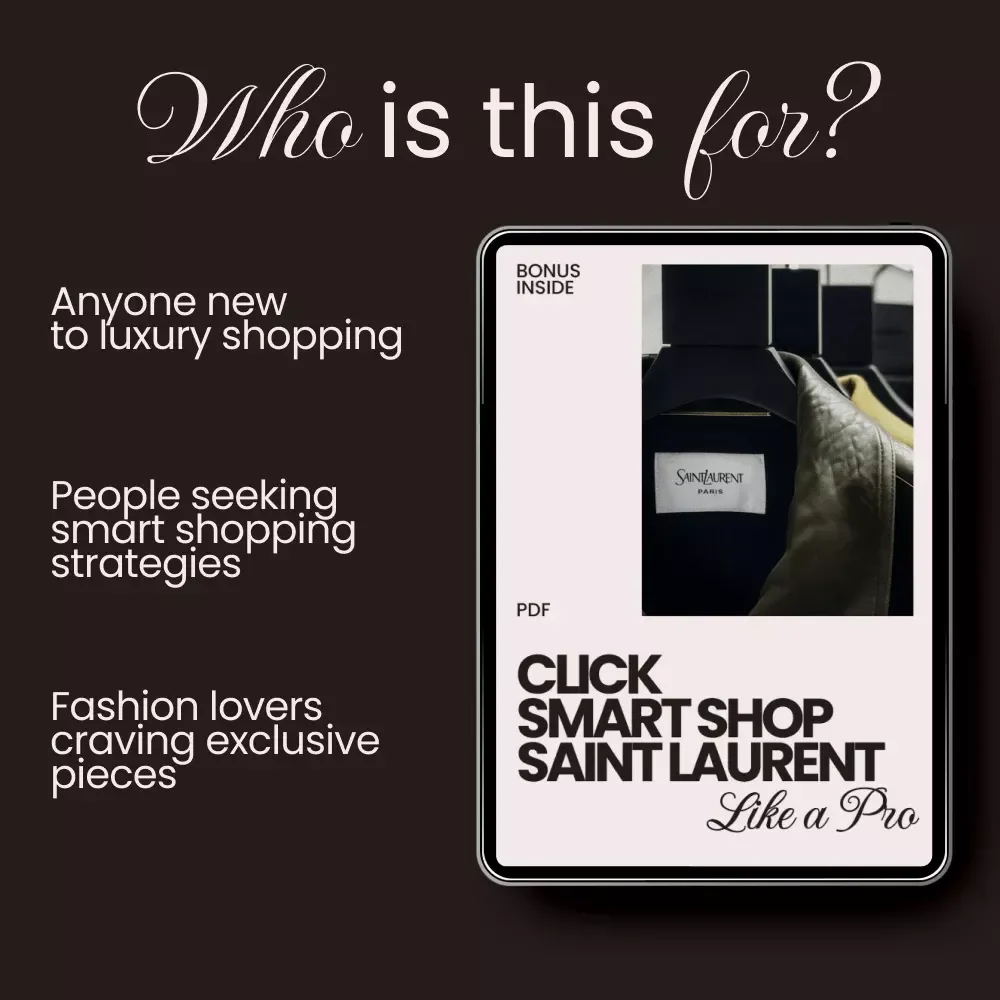 Click Smart Shop Saint Laurent Like a Pro – The Ultimate Guide & Checklist for Smart Online Shopping