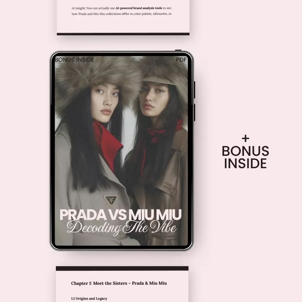 Prada vs Miu Miu: Decoding the Vibe – The Ultimate prada vs miu miu vibe differences Style Guide, Luxury Fashion Comparison eBook & Brand Aesthetic Checklist