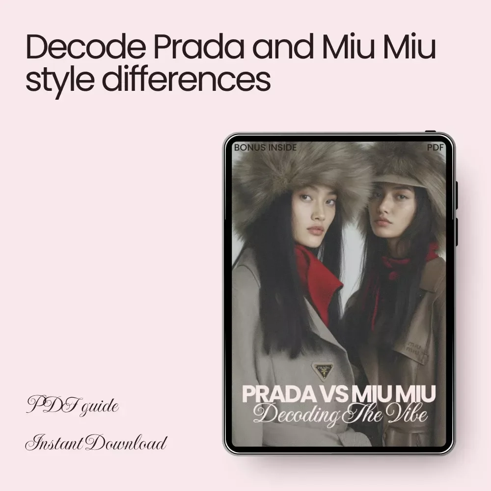 Prada vs Miu Miu: Decoding the Vibe – The Ultimate prada vs miu miu vibe differences Style Guide, Luxury Fashion Comparison eBook & Brand Aesthetic Checklist