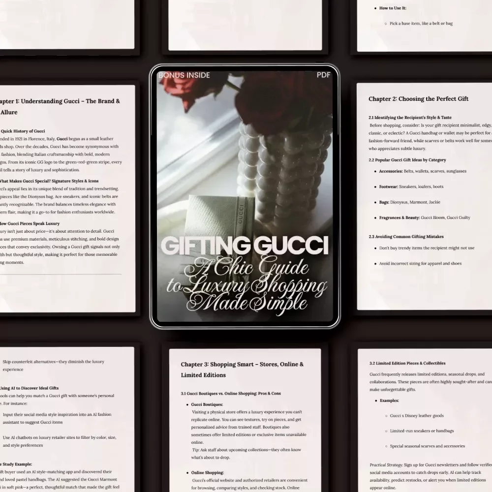 Gifting Gucci: A Chic Guide to Luxury Shopping Made Simple – Your Ultimate Gucci Shopping Guide for Gifts