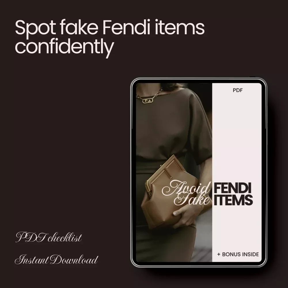 Avoid Fake Fendi Items: The Ultimate Checklist to Spot Counterfeits