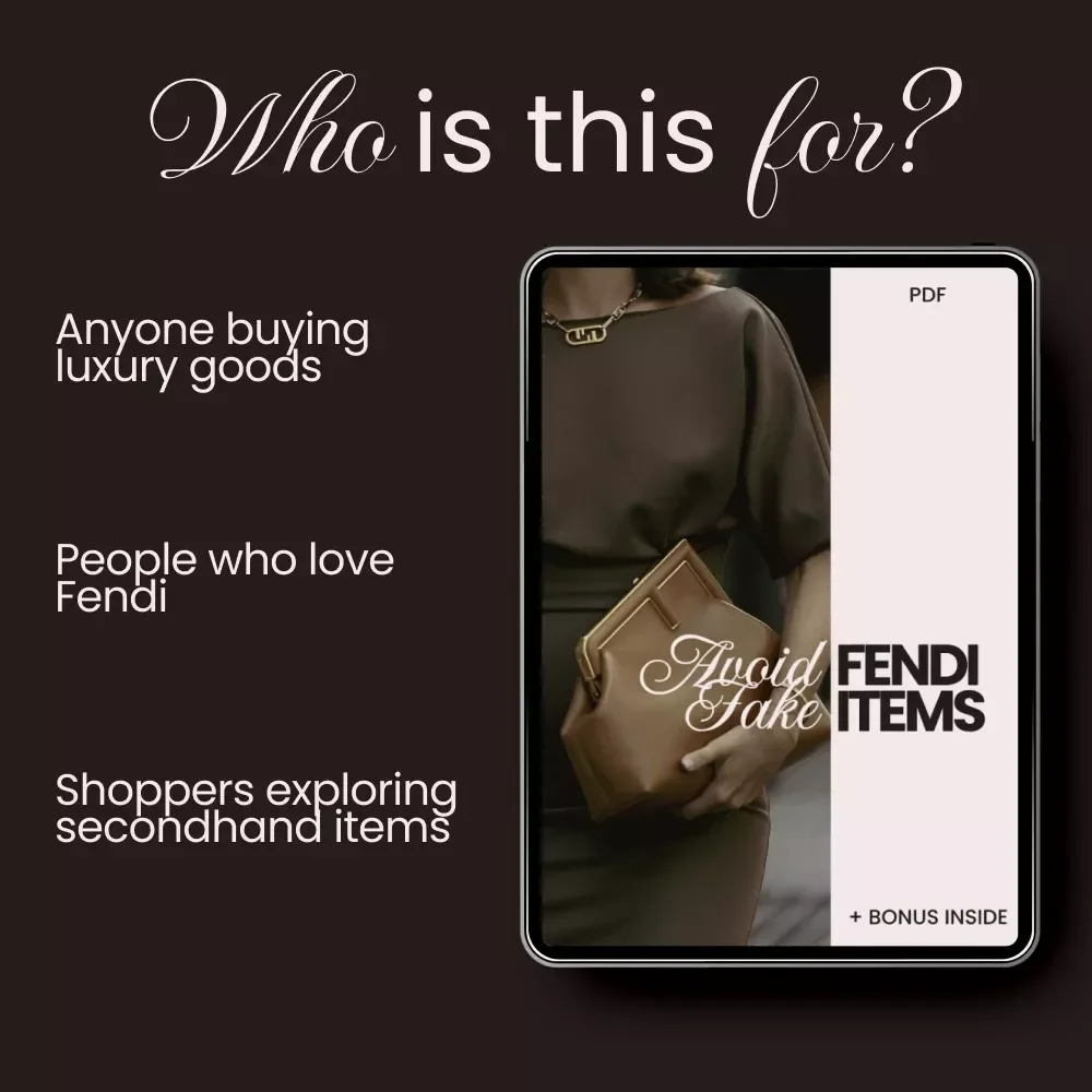 Avoid Fake Fendi Items: The Ultimate Checklist to Spot Counterfeits