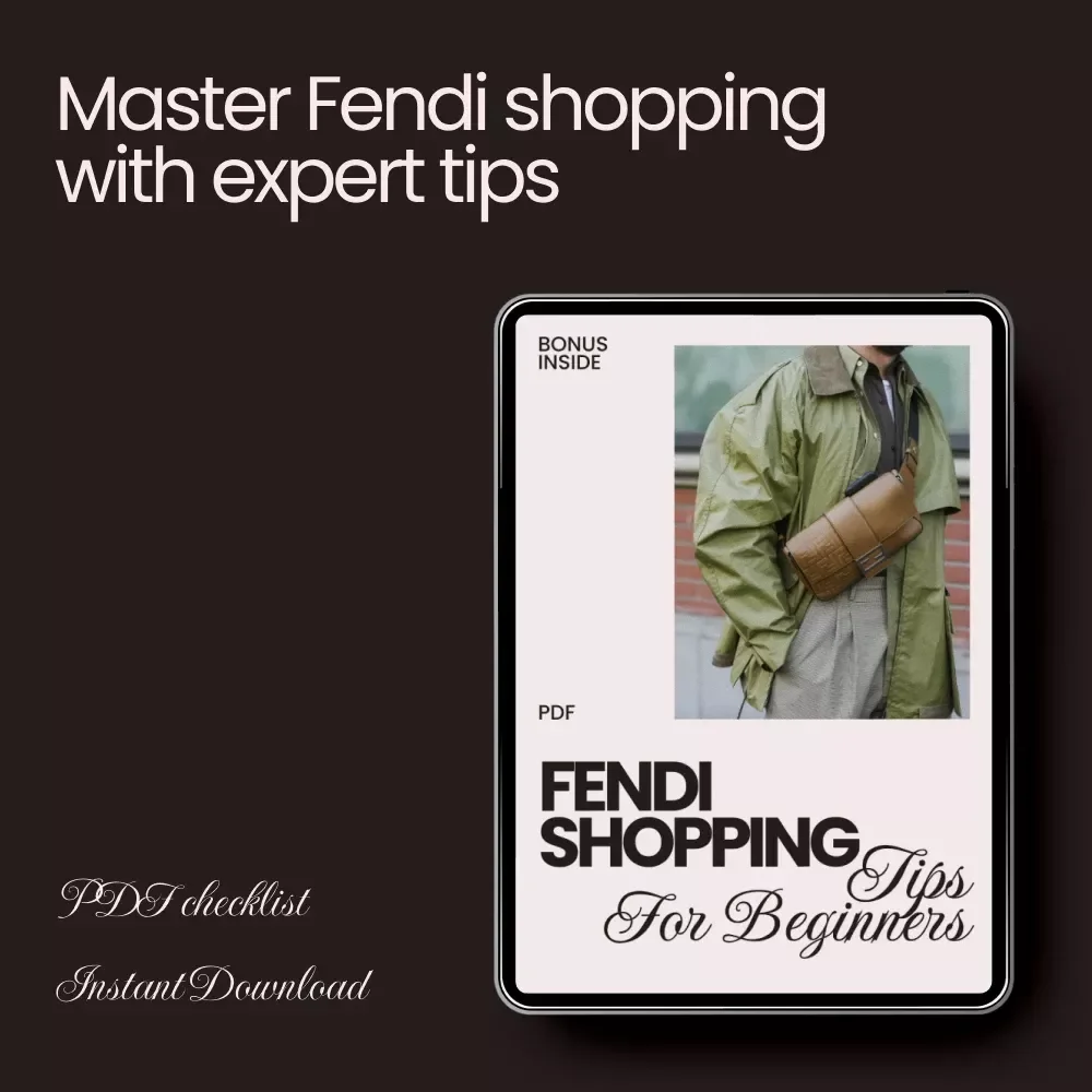 Fendi Shopping Tips for Beginners - Your Ultimate Checklist for Luxury Shopping
