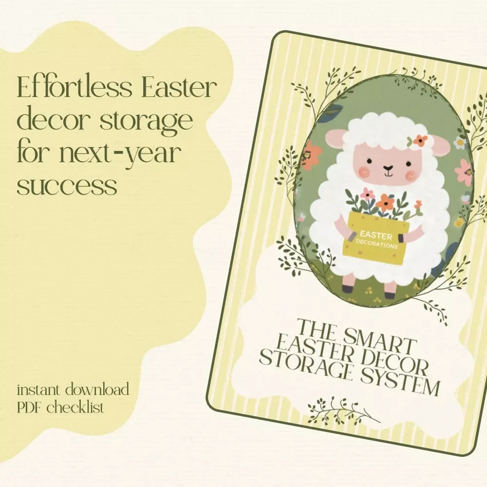 The Smart Easter Décor Storage System: Your Ultimate Checklist for Storing Easter Decorations Properly