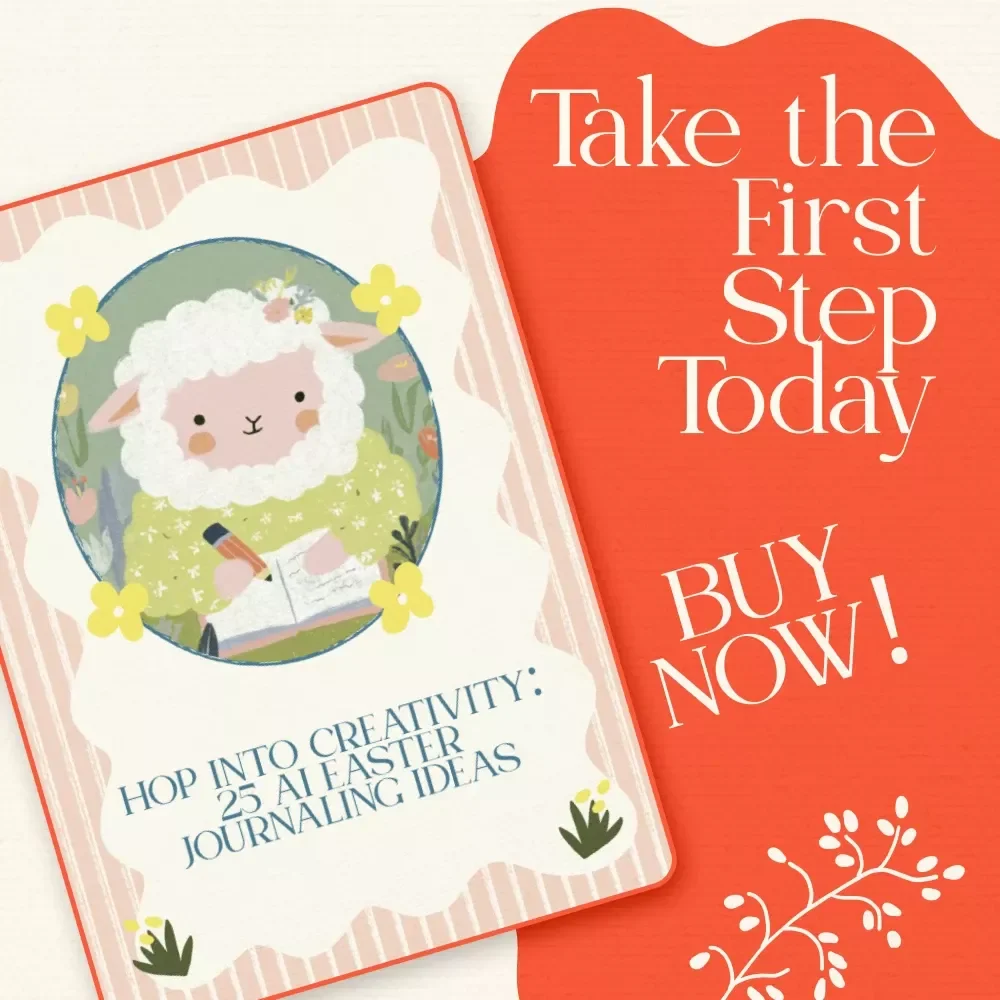 Hop Into Creativity: 25 AI Easter Journaling Ideas – Printable AI Easter Journaling Prompts List Checklist for Spring Reflection & Mindful Writing