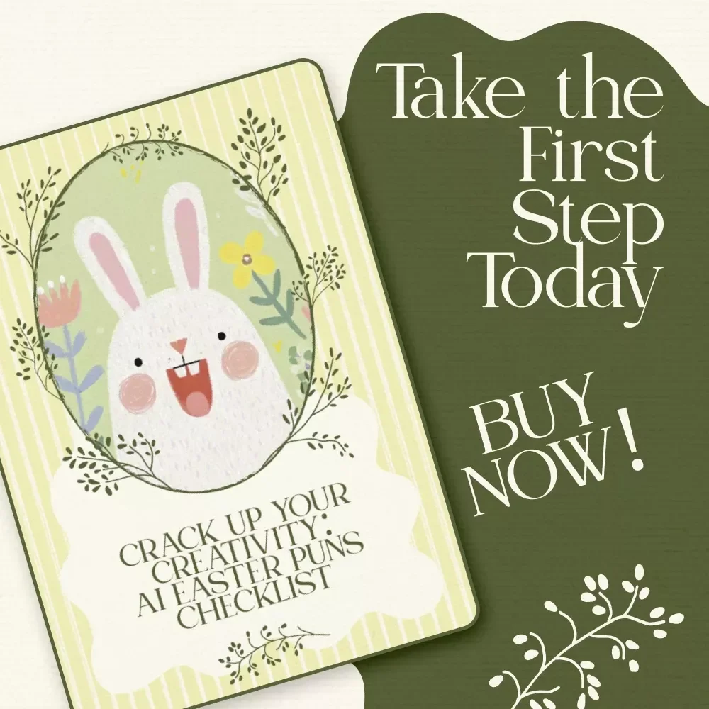 Crack Up Your Creativity: AI Easter Puns Checklist – How to use ai to generate easter puns list for Social Media, Cards & Spring Marketing