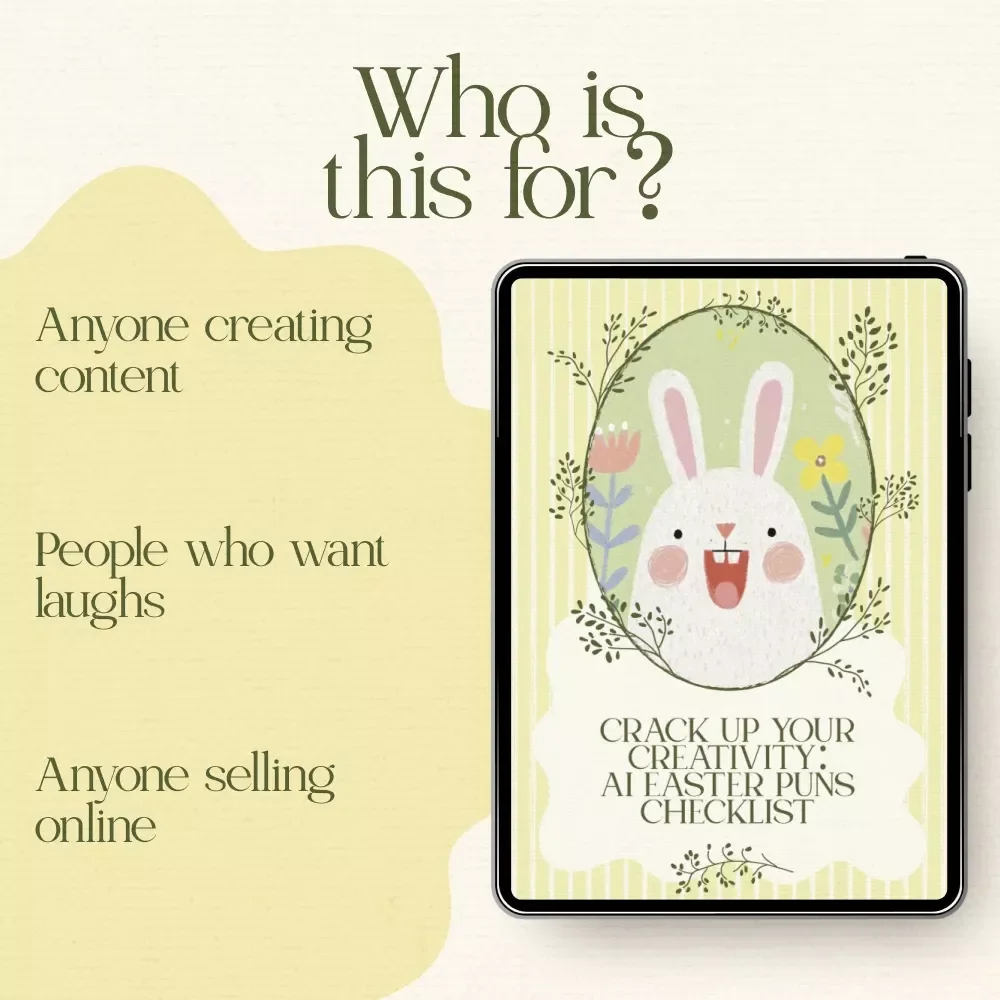 Crack Up Your Creativity: AI Easter Puns Checklist – How to use ai to generate easter puns list for Social Media, Cards & Spring Marketing