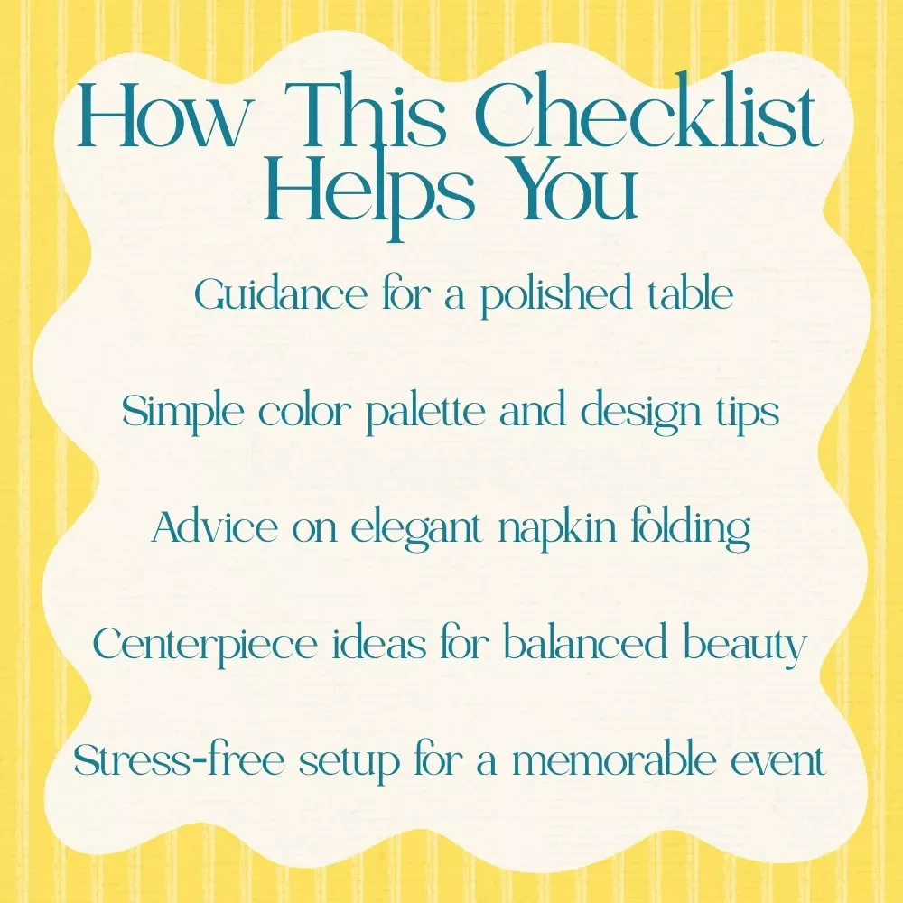 Elegant Easter Table Setting Checklist - How to Set a Formal Easter Table