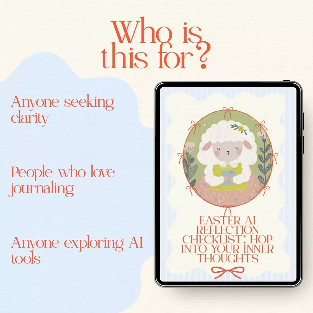 Easter AI Reflection Checklist: Hop Into Your Inner Thoughts – Printable ai easter reflection prompts Checklist for Mindful Spring Reset & Personal Growth