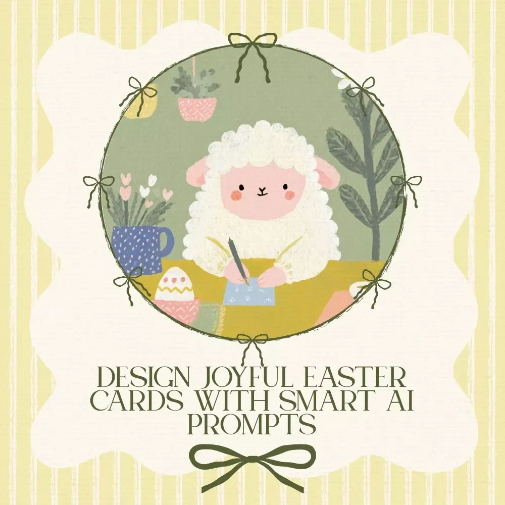 Design Joyful Easter Cards with Smart AI Prompts | AI Prompts for Easter Card Designs eBook | Create, Refine & Sell Stunning Easter Cards