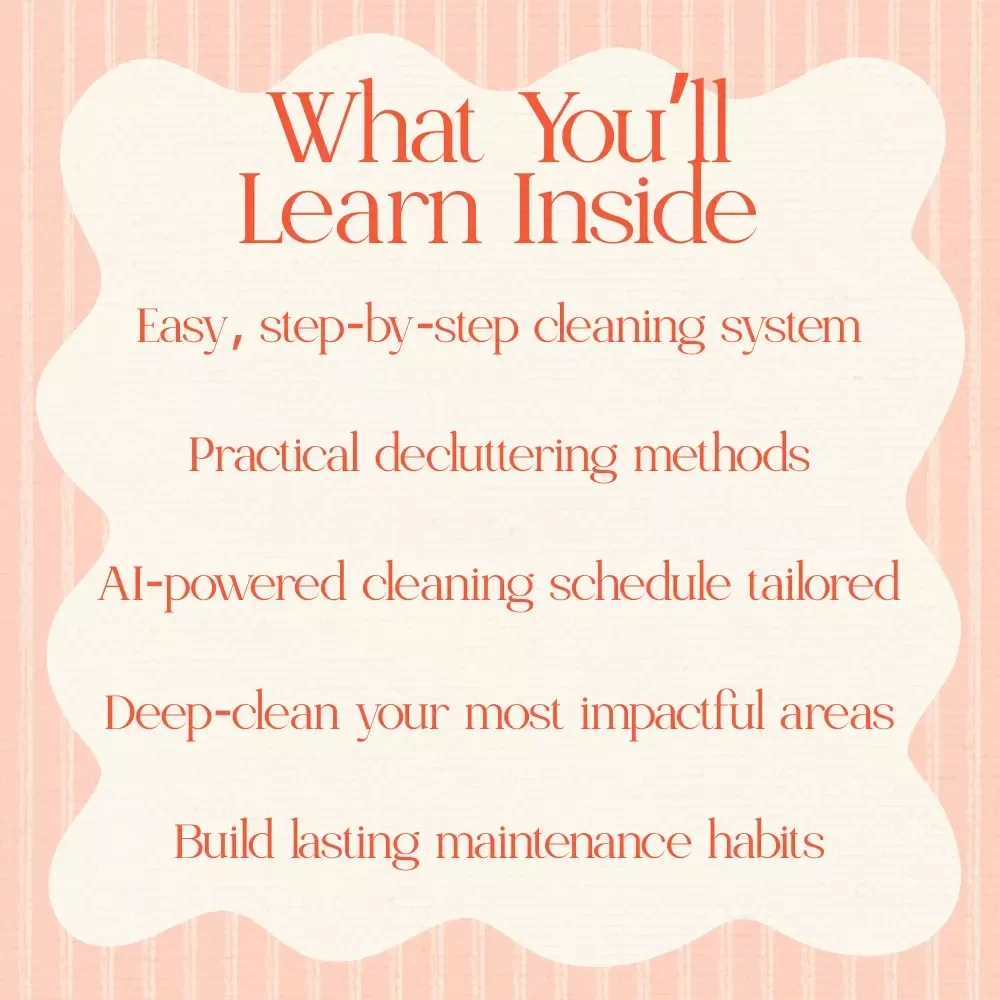 The Fresh Start Blueprint for Spring Cleaning Your Home - Easter-Themed Digital Download eBook