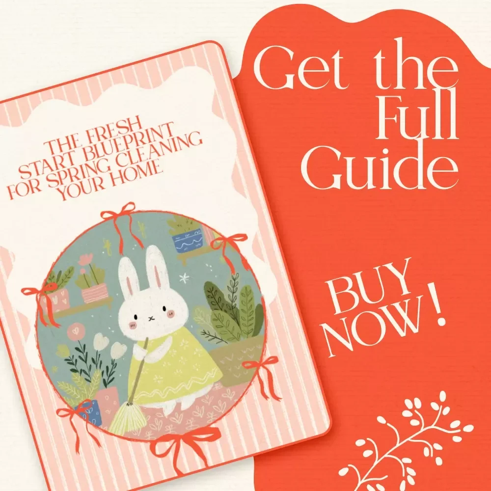 The Fresh Start Blueprint for Spring Cleaning Your Home - Easter-Themed Digital Download eBook