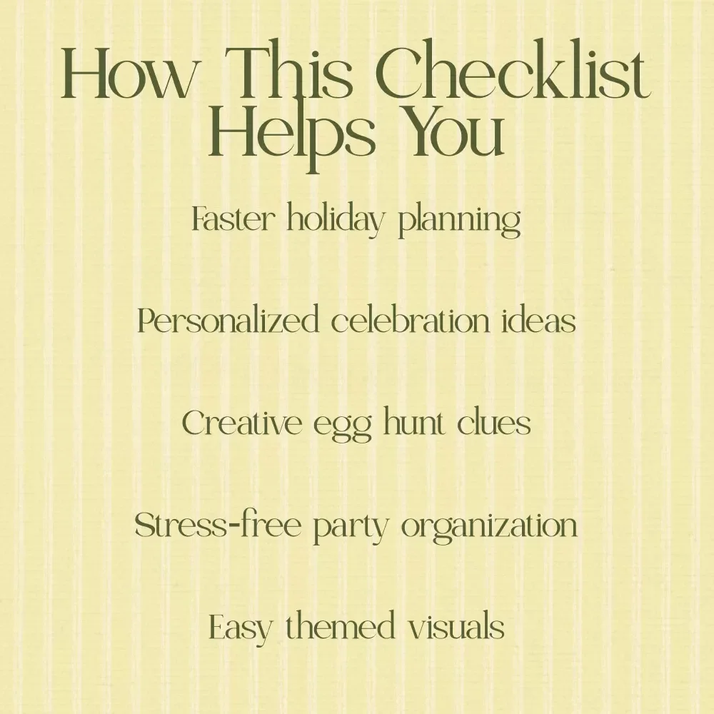 AI Tools for Planning Easter – Printable Checklist & Smart Guide | ai tools to plan easter Celebration, Egg Hunt, Party & Basket Ideas