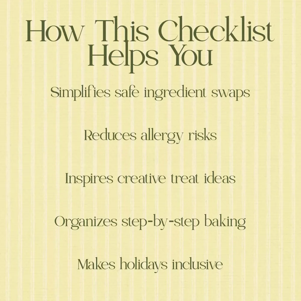 Easter Treats Without the Allergens – Easter Allergy Friendly Treat Ideas Checklist for Safe, Fun & Kid-Approved Holiday Baking