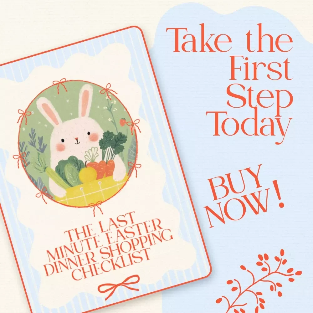 The Last Minute Easter Dinner Shopping Checklist | Perfect Guide for Stress-Free Holiday Prep