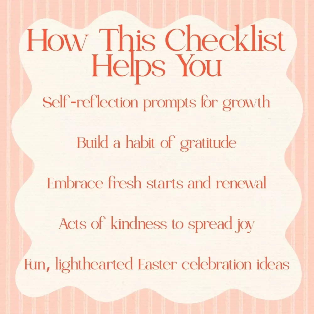 Easter Reflections: A Thoughtful Checklist to Refresh Your Soul 🌷 | Easter Reflection Questions