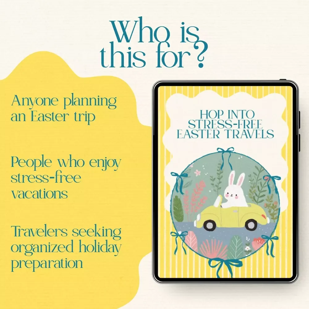 Hop Into Stress-Free Easter Travels Checklist – Your Essential Easter Holiday Travel Tips Digital Download