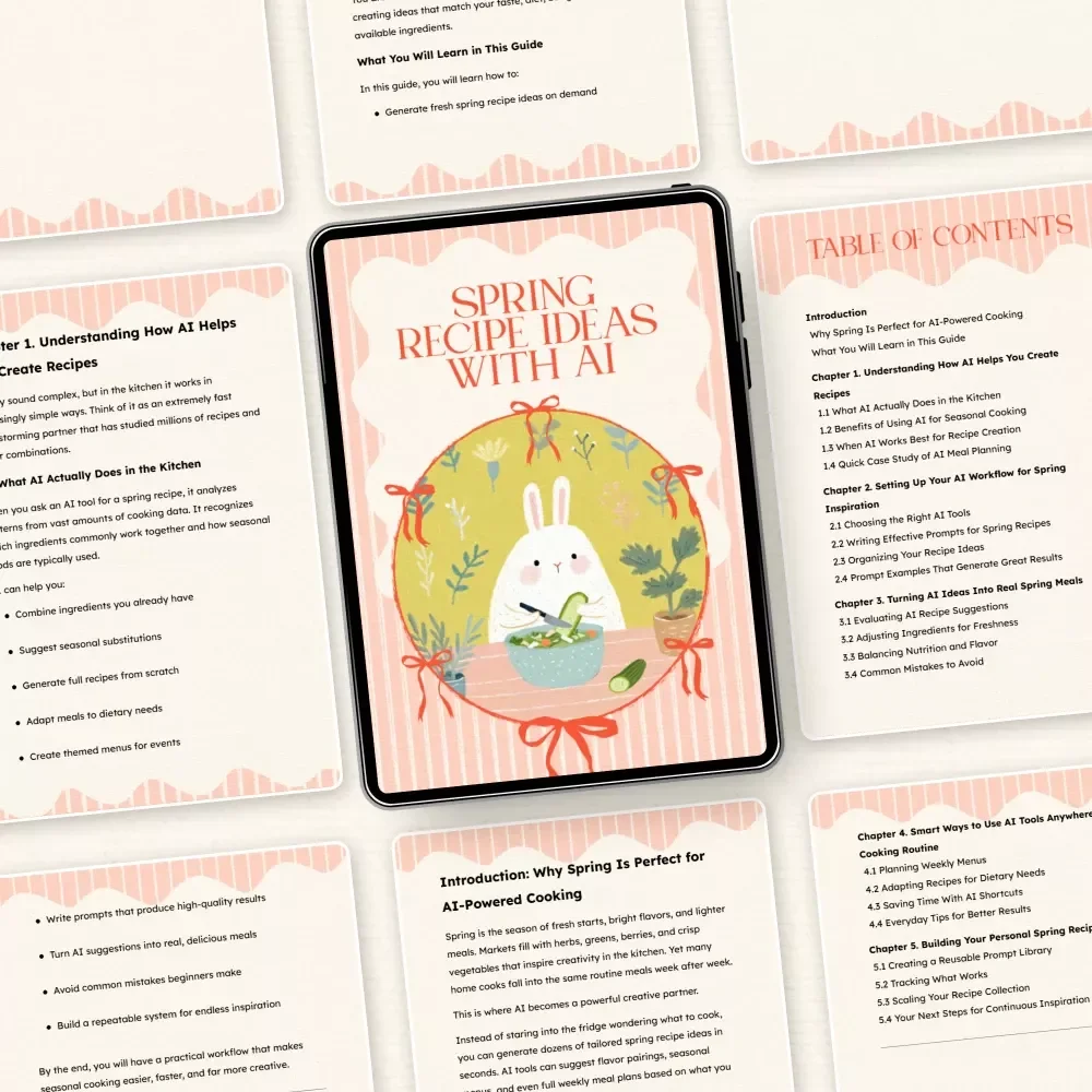 Spring Recipe Ideas With AI - Your Ultimate Guide to AI-Powered Cooking for the Season