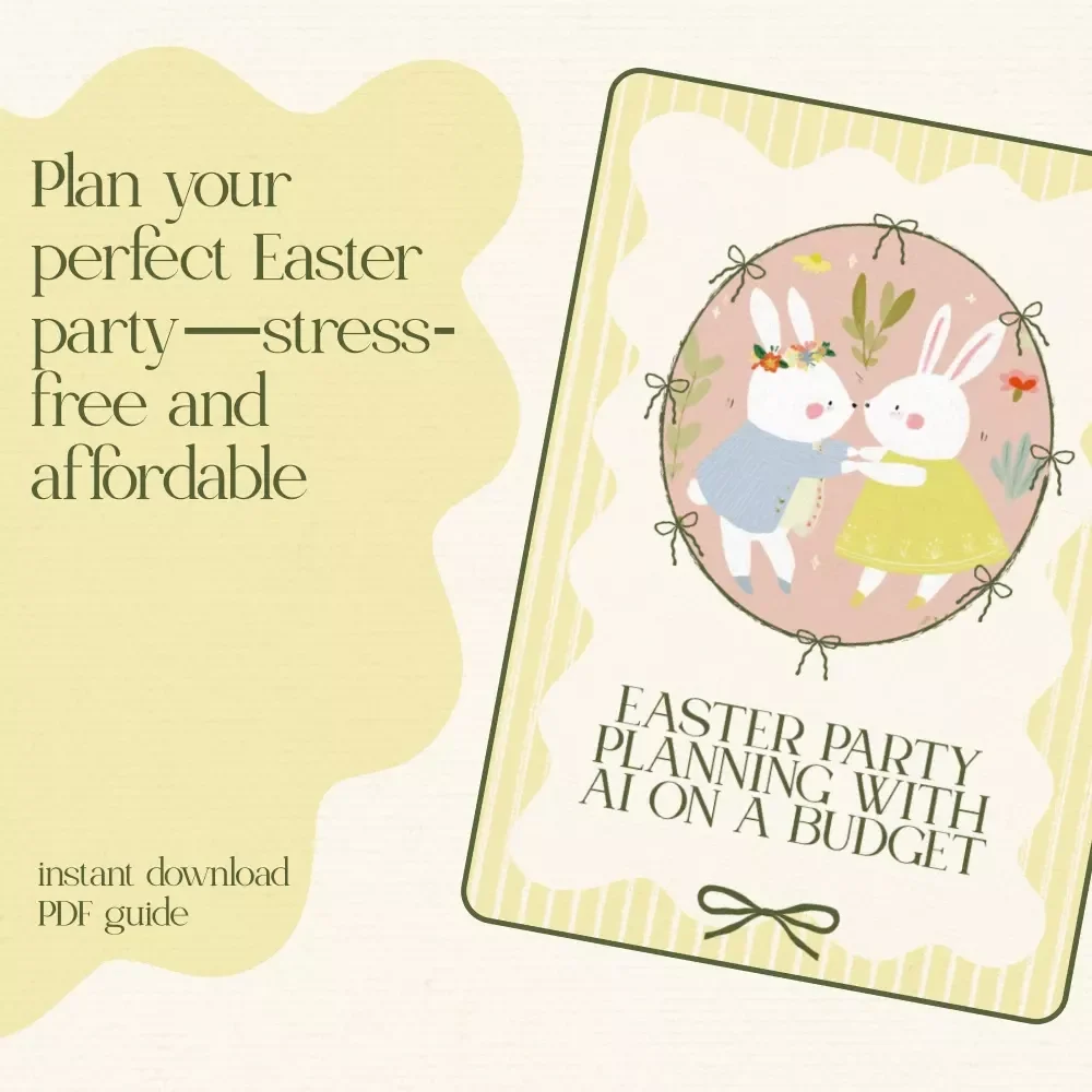 Easter Party Planning with AI on a Budget - eBook Guide for Budget-Friendly Easter Celebrations