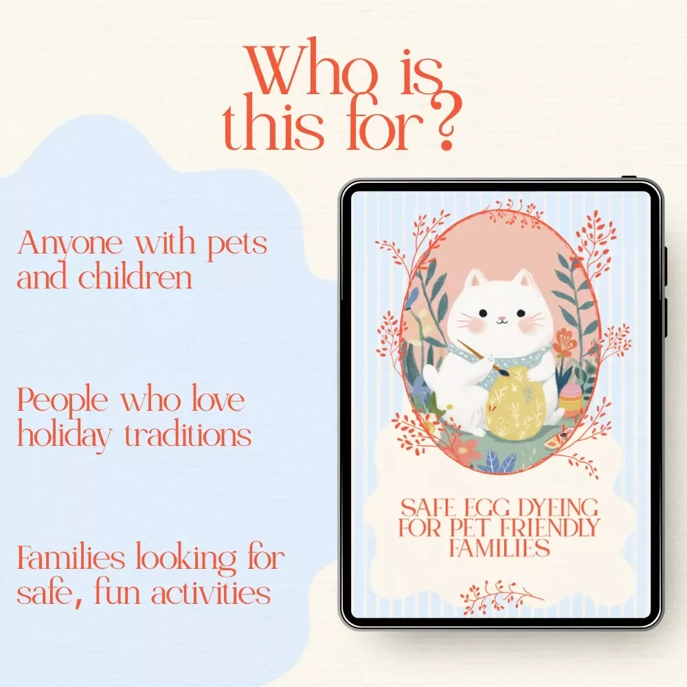 Safe Egg Dyeing for Pet Friendly Families - Easter Checklist for Safe & Fun Dyeing