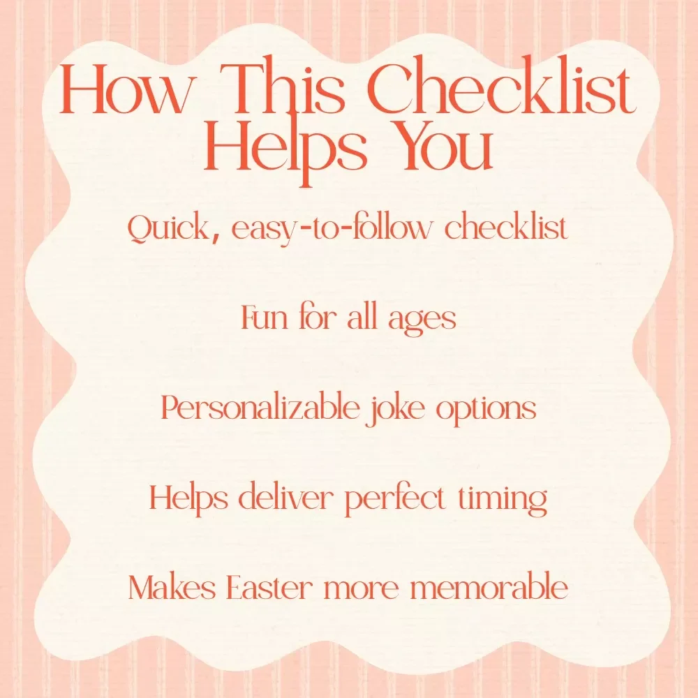Easter Jokes Checklist: Make Everyone Crack a Smile - Fun Easter Humor for All Ages