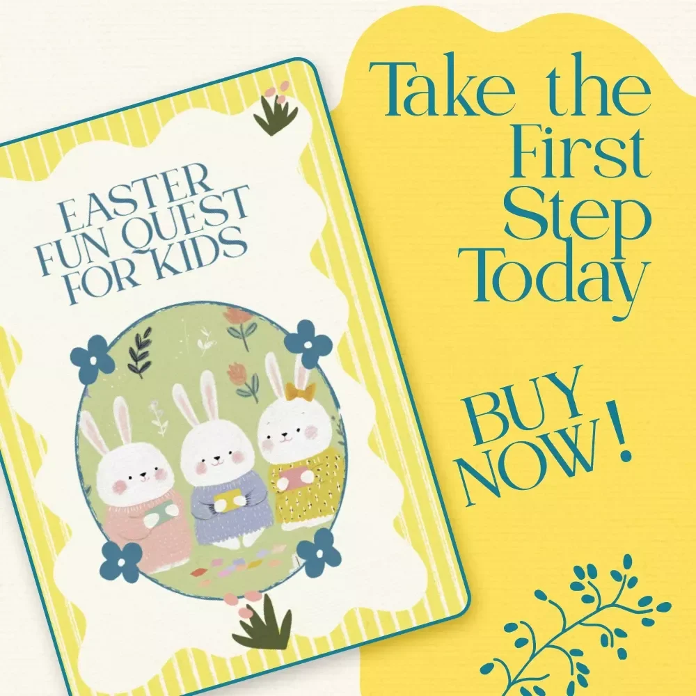 Easter Fun Quest for Kids – Printable Easter Kids Challenge Ideas Checklist, Interactive Family Activity Planner & Spring Holiday Game Bundle