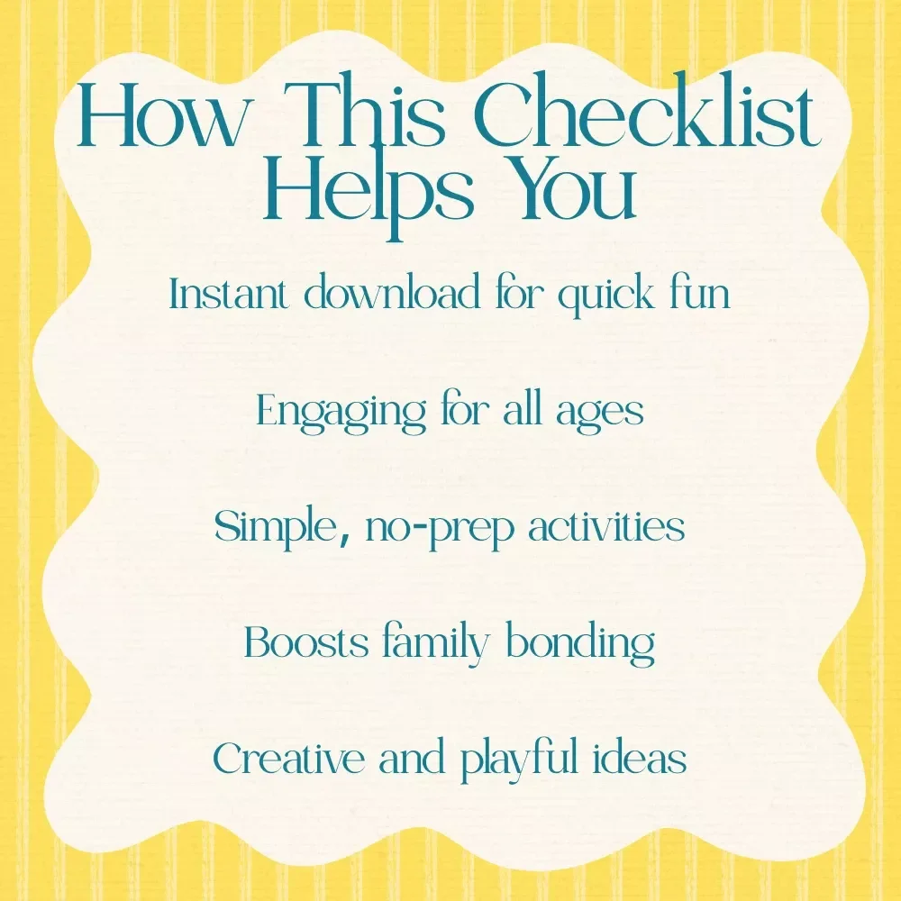 Easter Charades Ideas: Fun Checklist - Printable Digital Download for Family Fun
