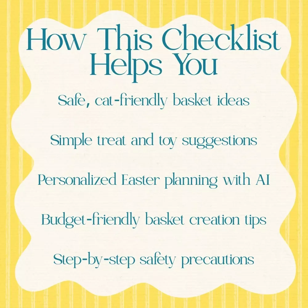 The Cat Easter Basket Checklist: How to Make a Cat Easter Basket