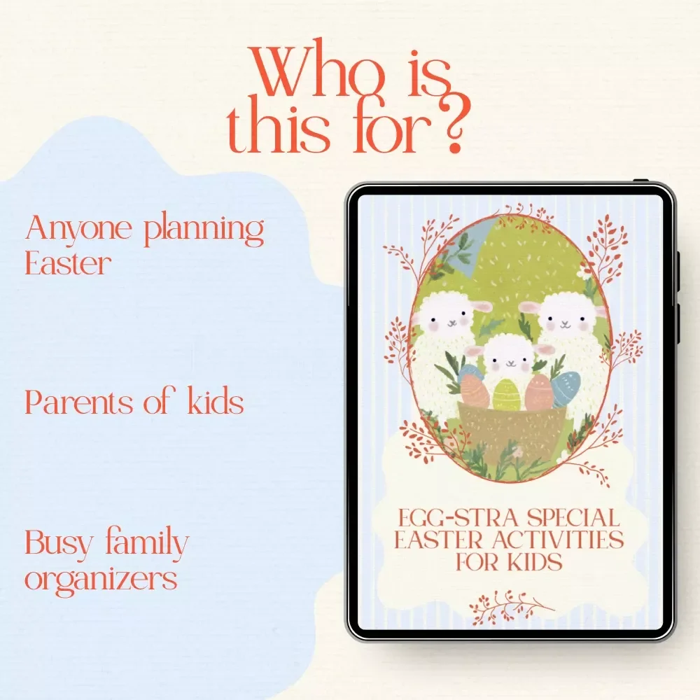 Egg-stra Special Easter Activities for Kids – Printable Easter Kid Activities Checklist for Family Fun, Egg Hunts & Holiday Traditions