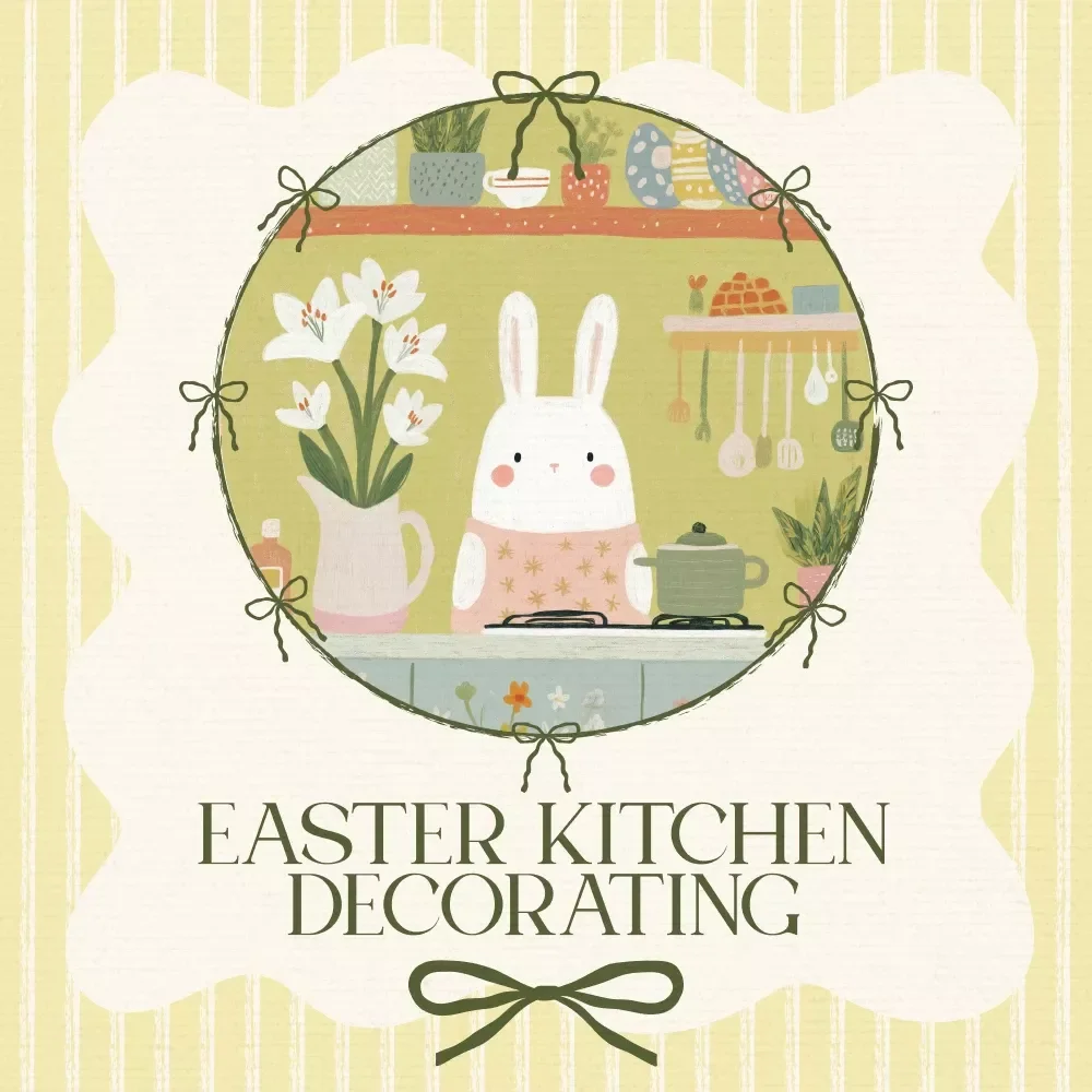 Easter Kitchen Decorating Checklist – Printable Easter Kitchen Decorating Ideas Guide for Spring Home Styling & Holiday Decor Planning