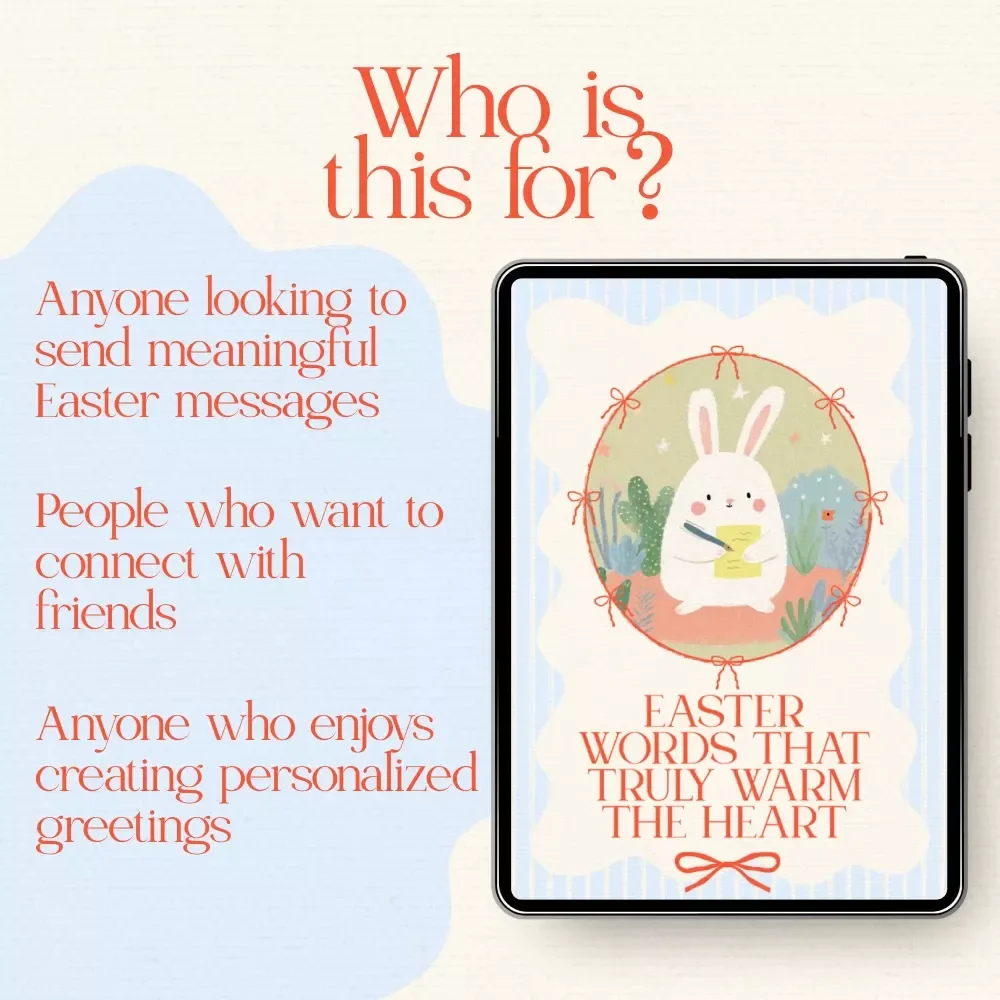 Easter Words That Truly Warm the Heart - Thoughtful Easter Messages for Friends Checklist