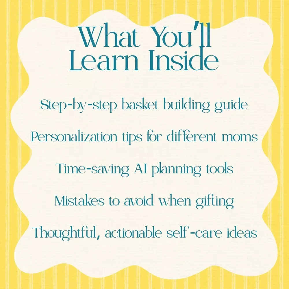 A Gentle Easter Reset for Moms: Self Care Easter Basket Guide eBook for Busy Moms