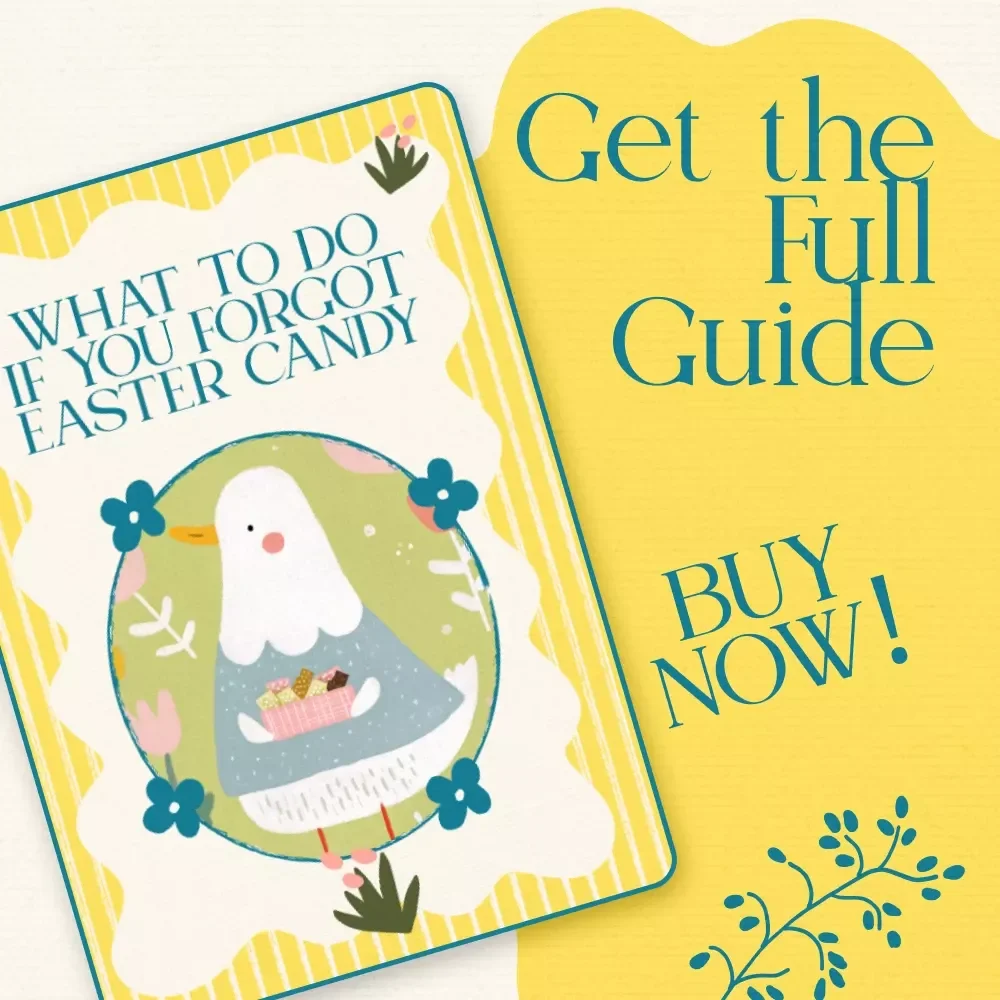 What to Do If You Forgot Easter Candy: A Last-Minute Guide to Easter Basket Alternatives - Digital Download eBook