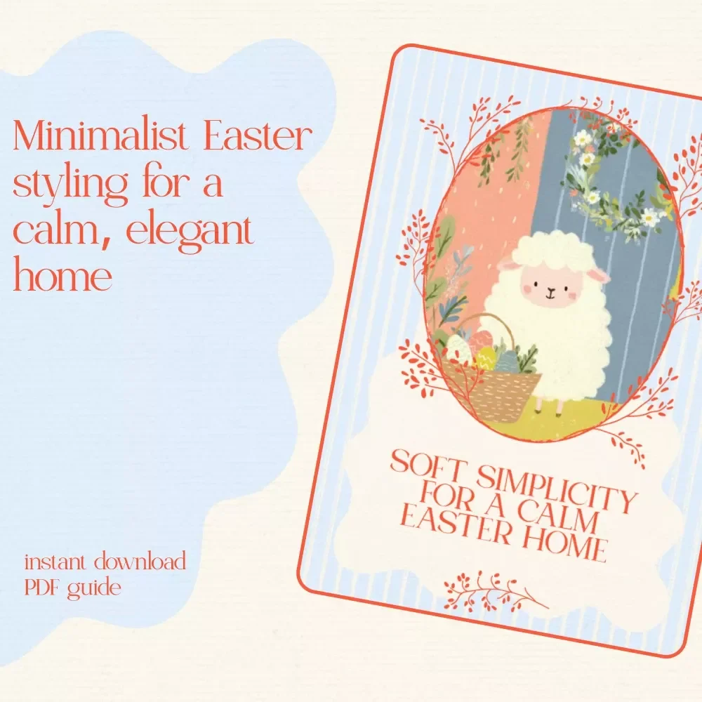 Soft Simplicity for a Calm Easter Home: A Minimalist Easter Styling eBook