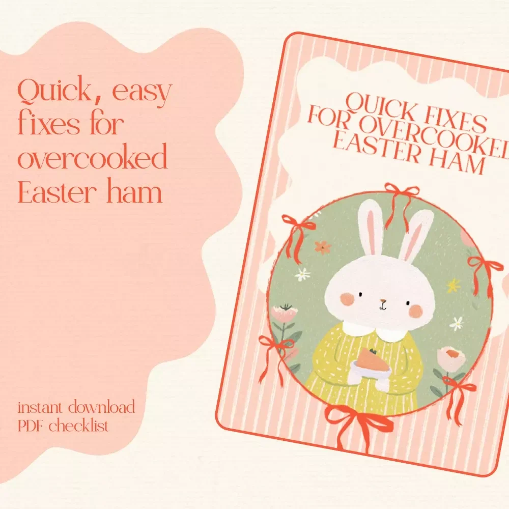 Quick Fixes for Overcooked Easter Ham - A Handy Checklist for Reviving Your Holiday Feast