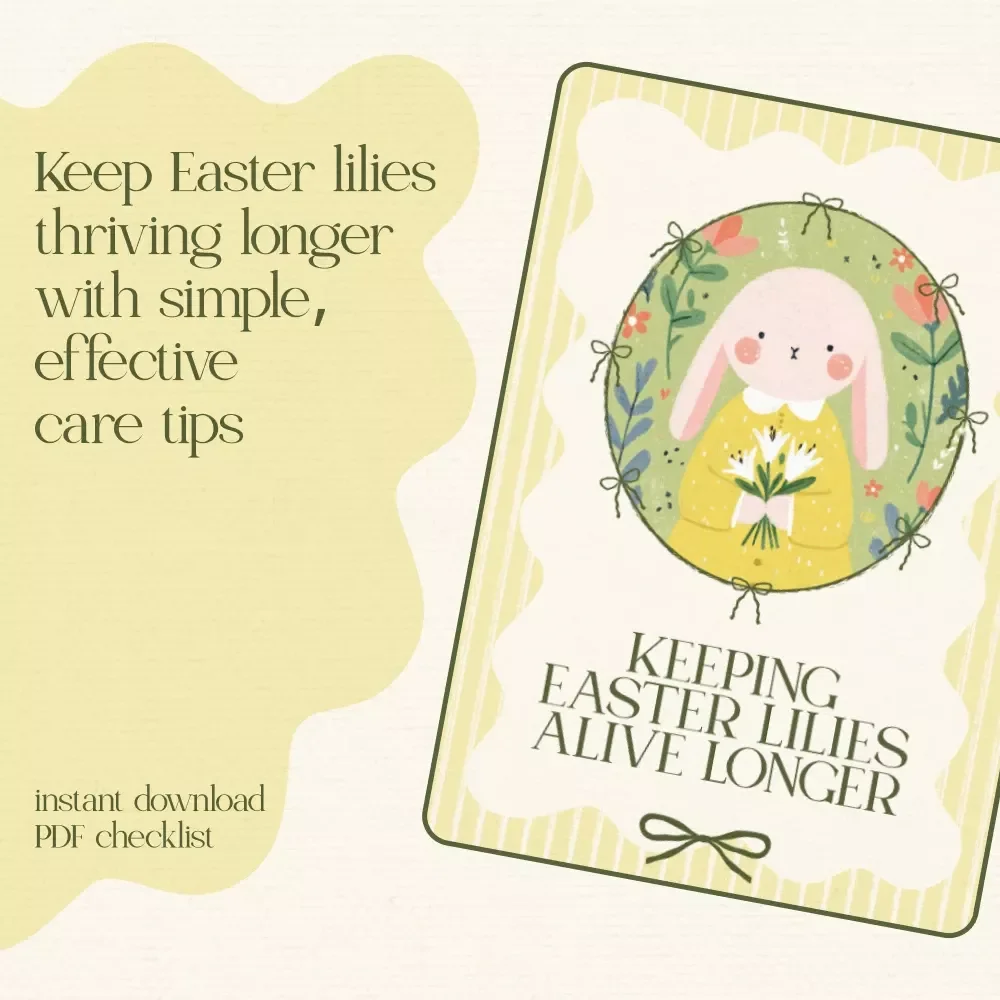 Keeping Easter Lilies Alive Longer: Essential Checklist for Healthy, Long-Lasting Blooms