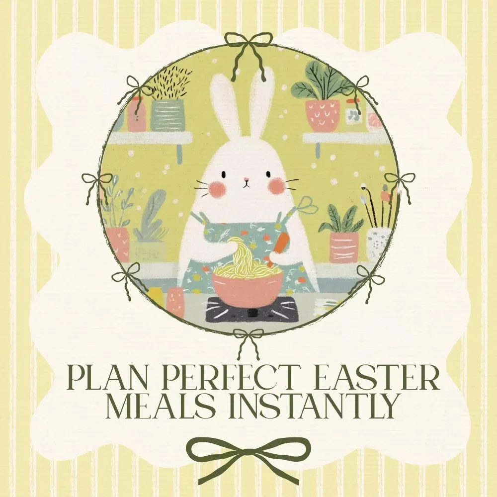 Plan Perfect Easter Meals Instantly – AI Easter Meal Planner Tips eBook for Stress-Free Holiday Hosting & Smart Menu Planning