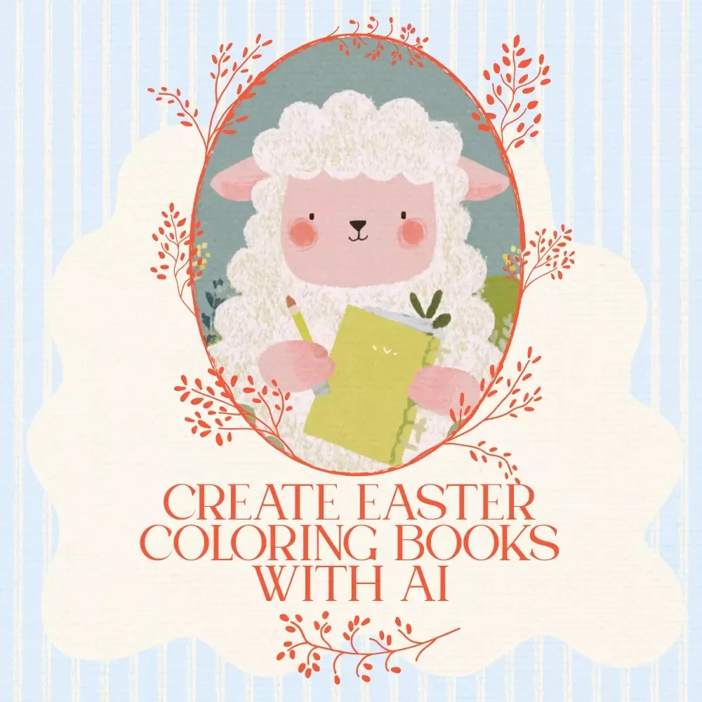 Create Easter Coloring Books with AI – AI Easter Coloring Book Creator Guide for Beginners, Digital Download eBook & Checklist for DIY Printable Pages