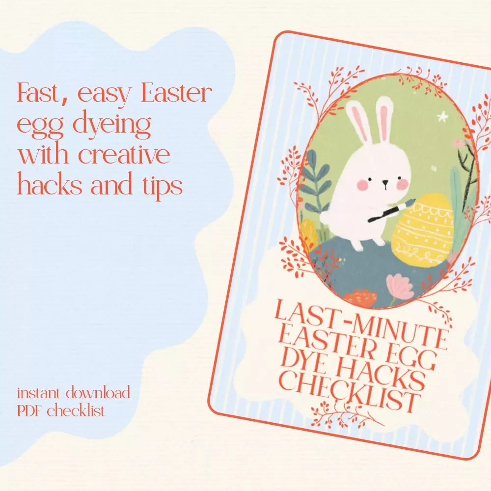 Last-Minute Easter Egg Dye Hacks Checklist | DIY Easter Egg Coloring Ideas