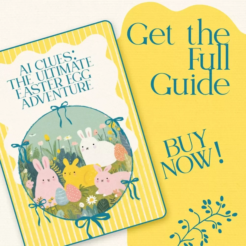 AI Clues: The Ultimate Easter Egg Adventure – A Step-by-Step Guide for Kids And Families | Easter Digital Download
