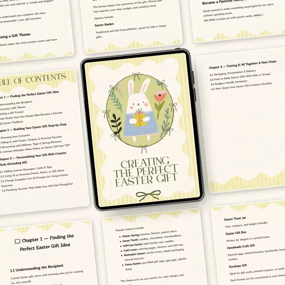 Creating the Perfect Easter Gift: A Step-by-Step Guide for Thoughtful & Personalized Easter Surprises
