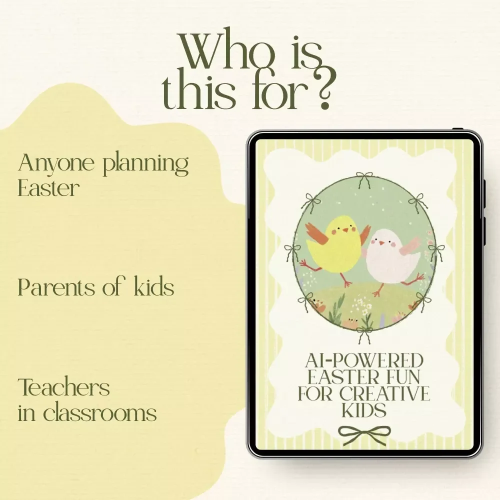 AI-Powered Easter Fun for Creative Kids | AI Easter Kids Activities Generator Guide for Parents & Teachers | Creative Holiday Activity eBook & Checklist