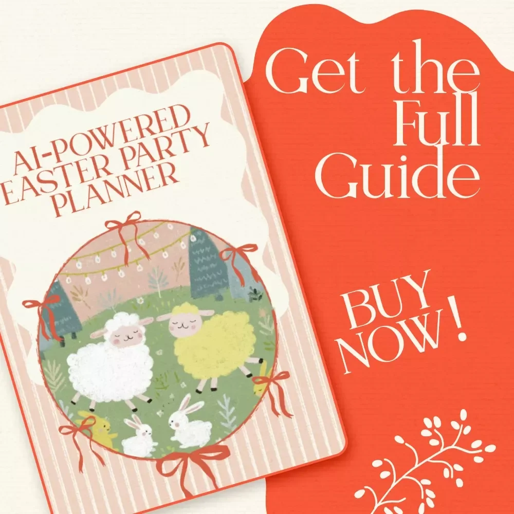 AI-Powered Easter Party Planner eBook | Use AI to Brainstorm Easter Party Themes, Games & Menu Ideas | Digital Download Guide for Stress-Free Holiday Hosting