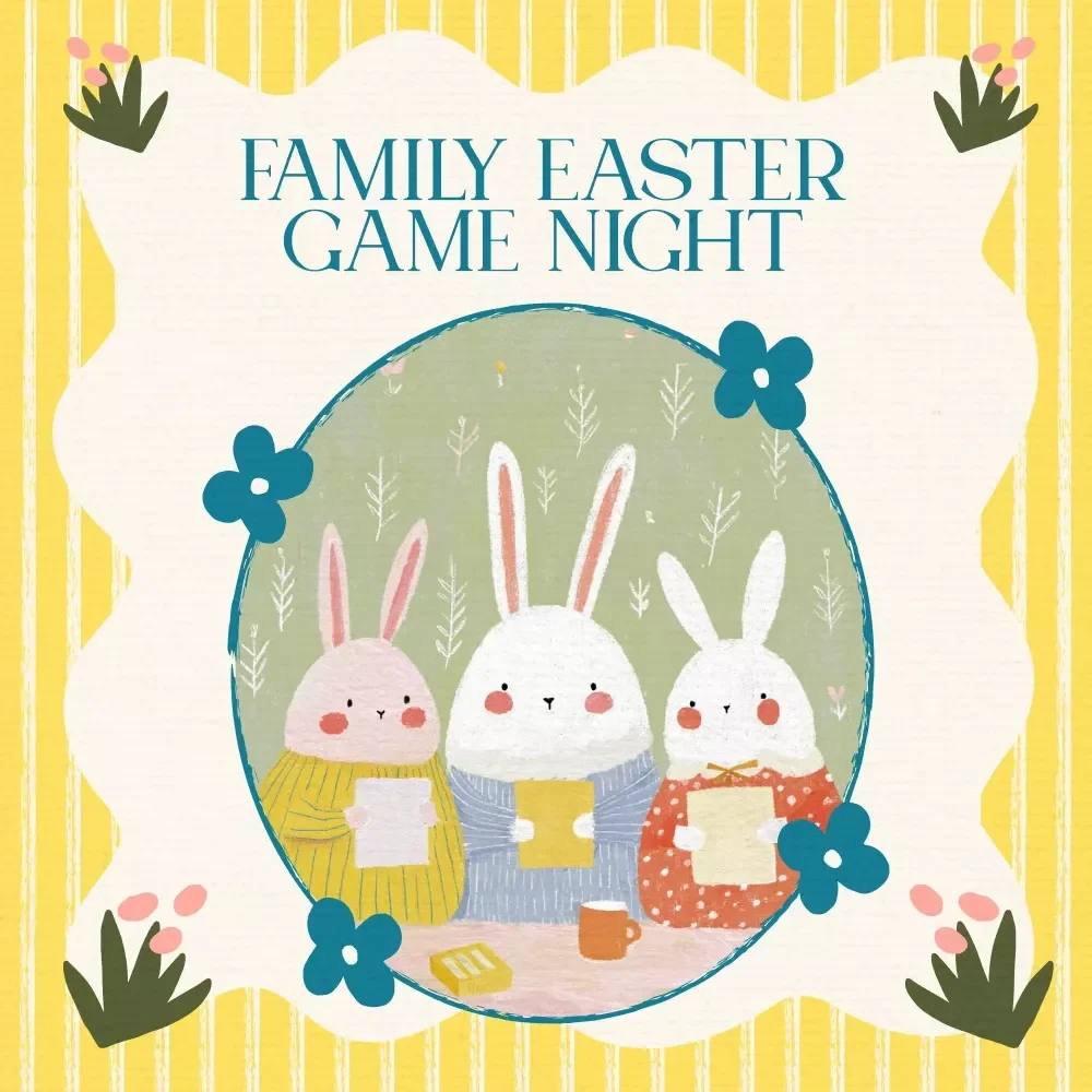 Hop Into Fun: Family Easter Game Night – The Ultimate Guide for Easter Family Game Night Ideas, Printable Planning Checklist & AI-Enhanced Holiday Fun