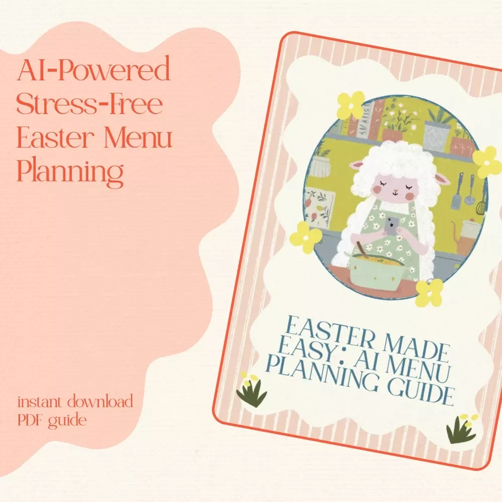 Easter Made Easy: AI Menu Planning Guide – Smart Holiday Hosting Handbook to Use AI to Plan Easter Menu, Stress-Free Family Feast Organizer & Digital Download Guide