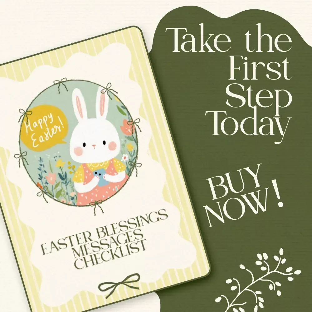 Easter Blessings Messages Checklist – Heartfelt Easter Greetings Guide for Cards, Texts & Social Posts