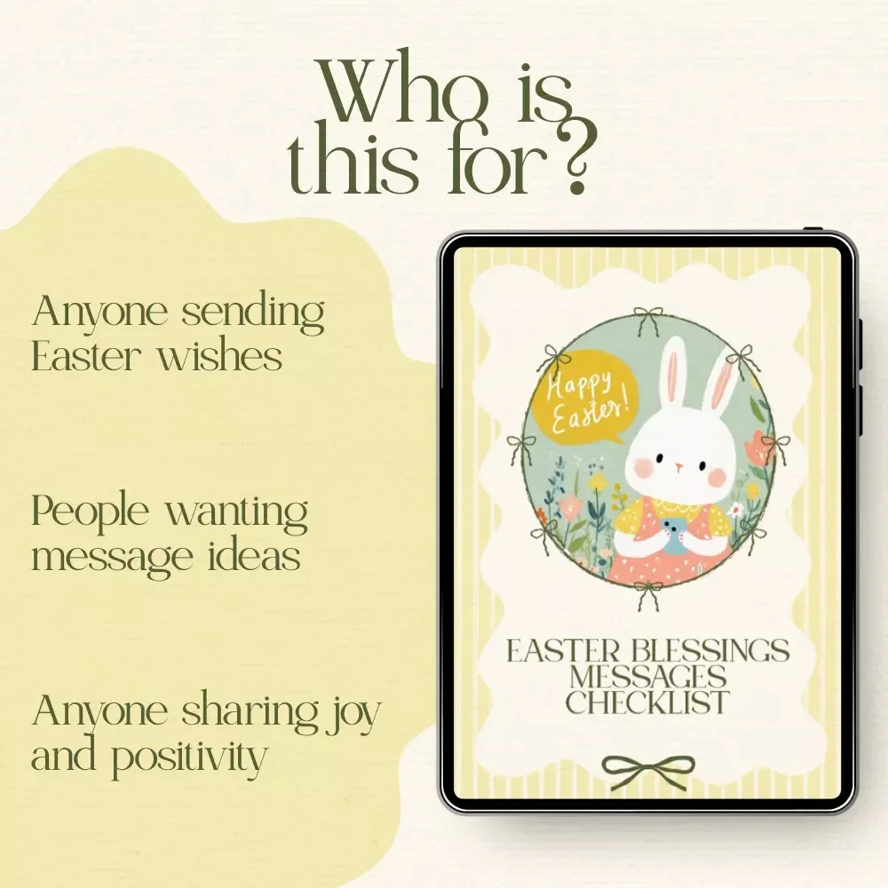 Easter Blessings Messages Checklist – Heartfelt Easter Greetings Guide for Cards, Texts & Social Posts