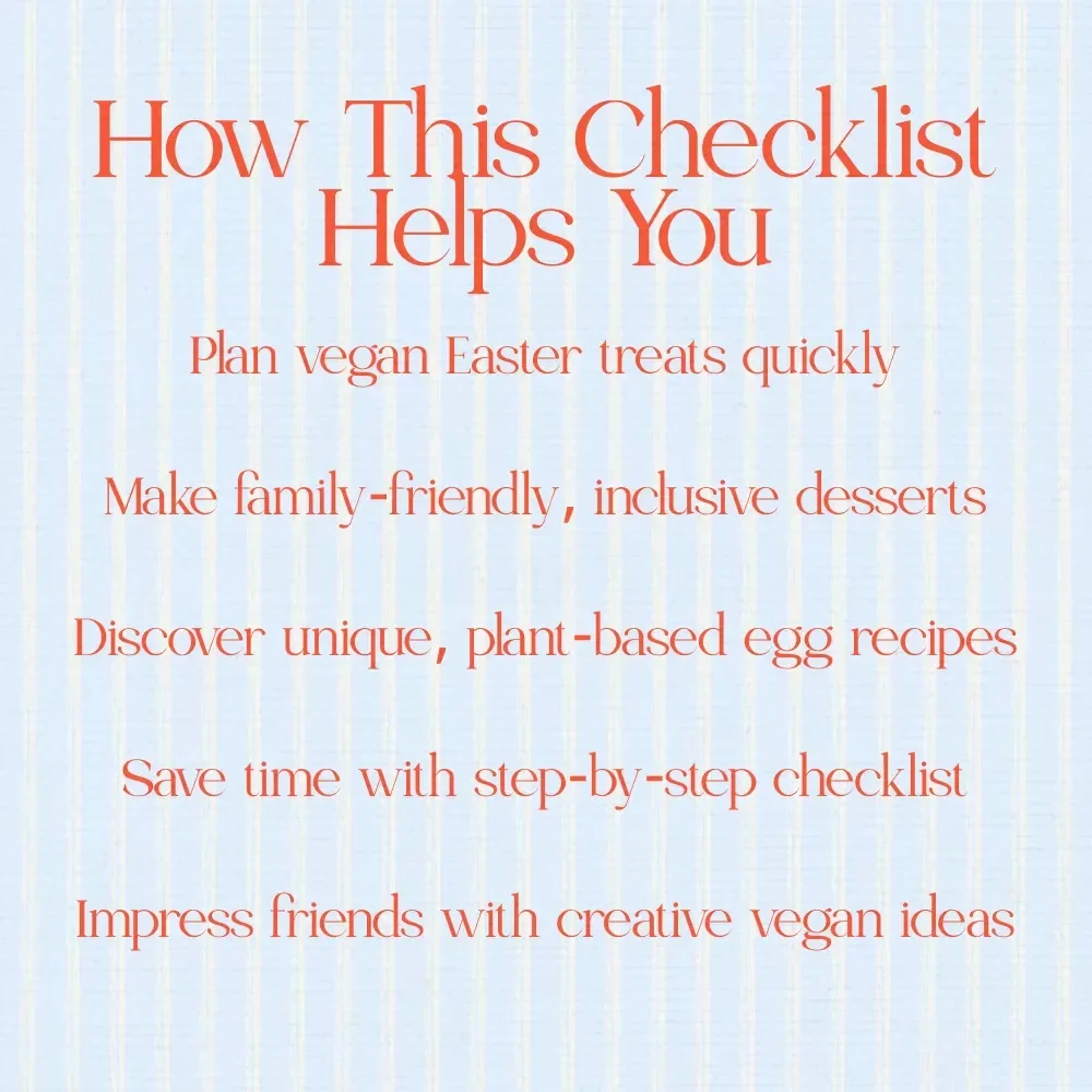 Vegan Easter Egg Ideas Checklist – Fun, Creative, and Delicious Vegan Easter Egg Ideas Guide