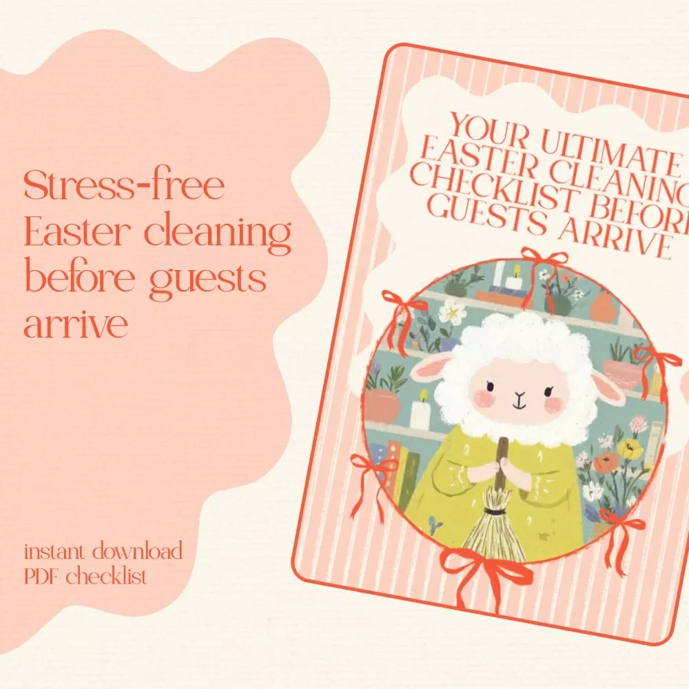 Your Ultimate Easter Cleaning Checklist Before Guests Arrive – Printable Easter Cleaning Checklist Before Guests Arrive for Stress-Free Spring Hosting, Instant Digital Download
