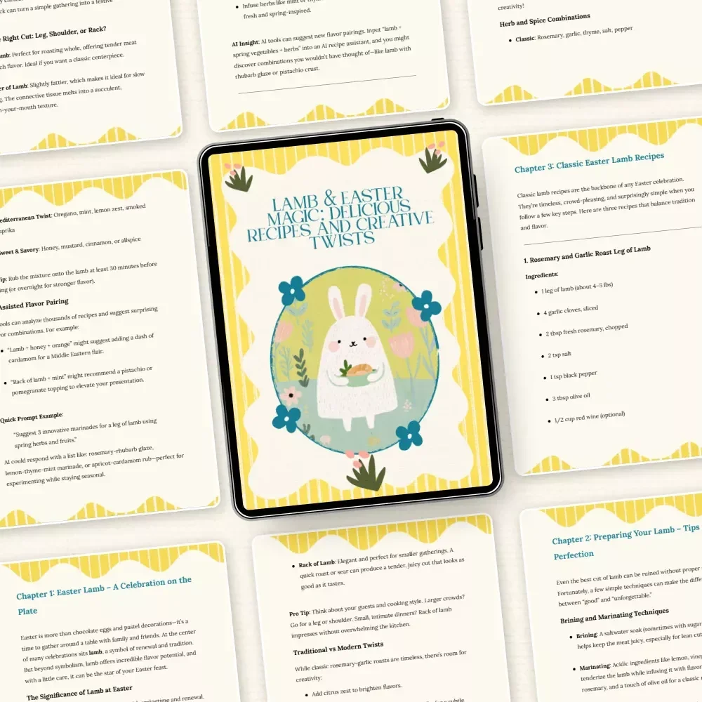 Lamb & Easter Magic: Delicious Recipes and Creative Twists – Easter Lamb Recipe Ideas eBook